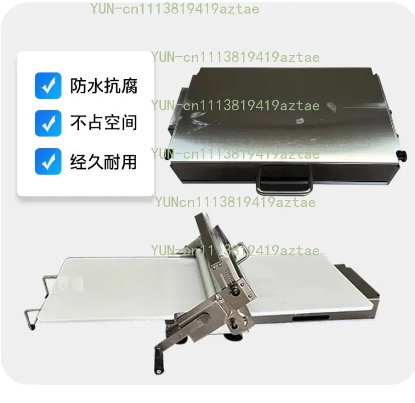 Hand Cranked Puff Pastry Machine Desktop Folding Hand Crank Pizza Croissant Dough Tablet Manual Sheeter