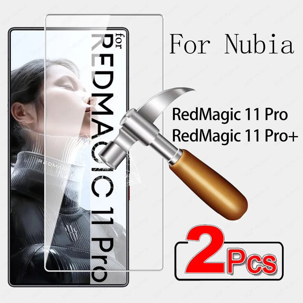 

Защитная пленка из закаленного стекла для ZTE Nubia RedMagic 11 Pro Plus Glas Red Magic 11Pro RedMagic11 Pro+ 11ProPlus 5G, 2 шт.