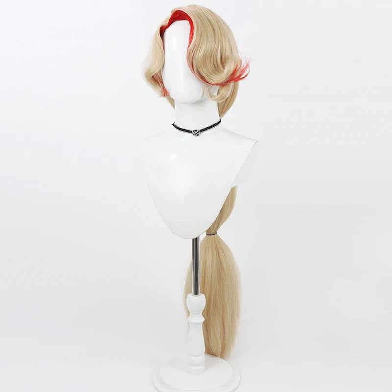 Game Hazbin Charlie Momningstar Cosplay Anime Hotel Charlie Momningstar Cosplay Wig Long Heat Resistant Synthetic Hair Halloween