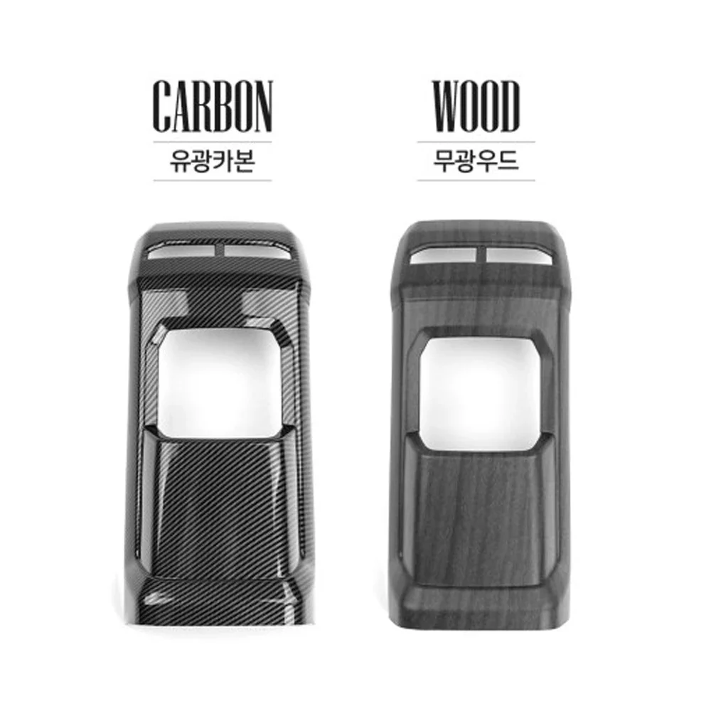 

Аксессуары для Kia EV3 2024 2025, противоударная панель на заднем сиденье, задняя розетка кондиционера, рамка переменного тока, внутренняя отделка, левый руль