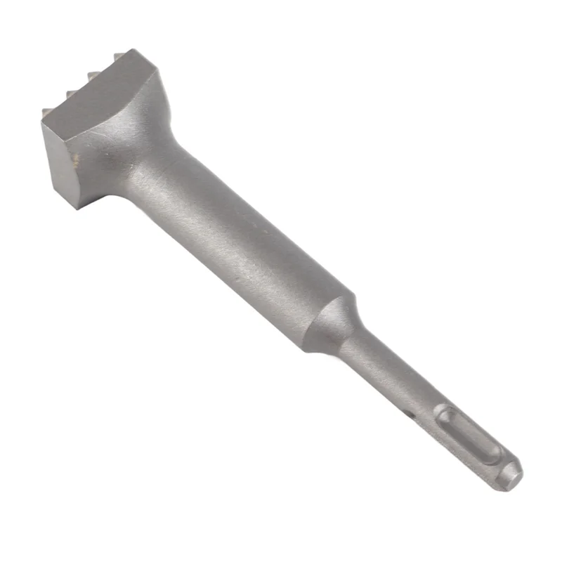 

-AT37 6Inch Square Heads Bushing Bit Steel Electric Flower Hammer Drill Bit Point Groove Chisel For Concrete