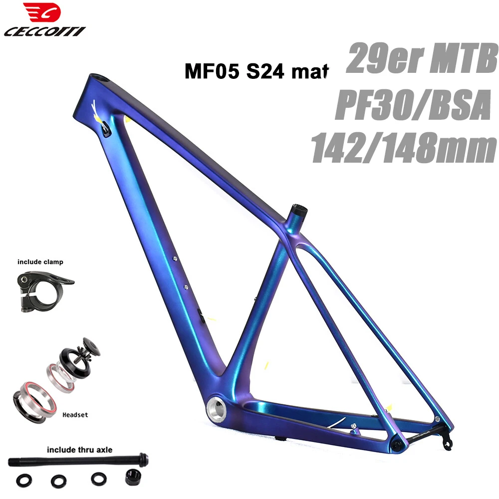 

Карбоновая рама для горного велосипеда T1000 29er, карбоновая рама для велосипеда 29 дюймов, карбоновая рама для горного велосипеда с креплением Boost 148, 142 или 135, QR, дисковые тормоза.