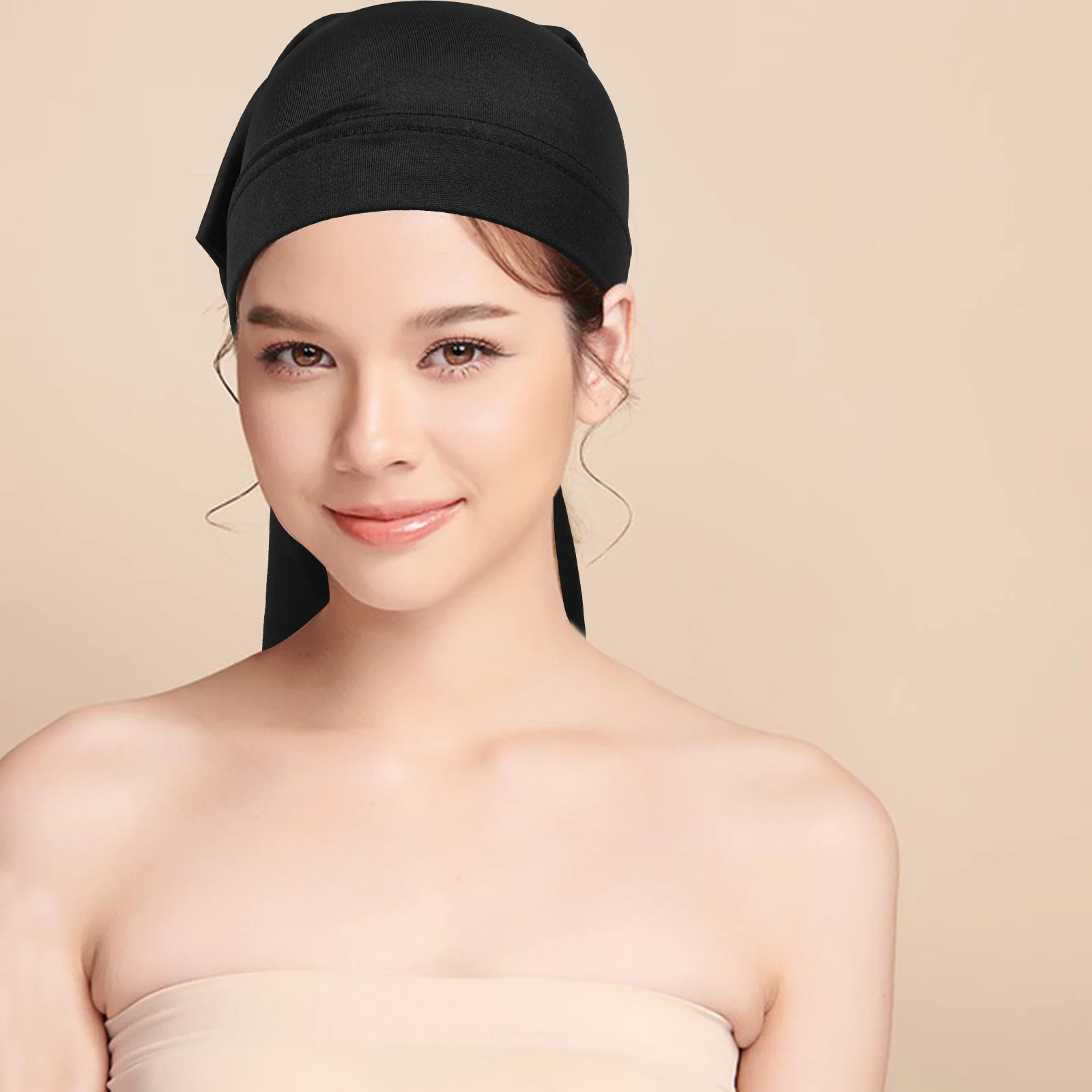 

2 шт., шапочка для сна с длинными волосами, дышащая шапочка с дредами, женская шапка для ночного ухода, эластичный тюрбан с косами, стильная шапка для сна, шапка для волос