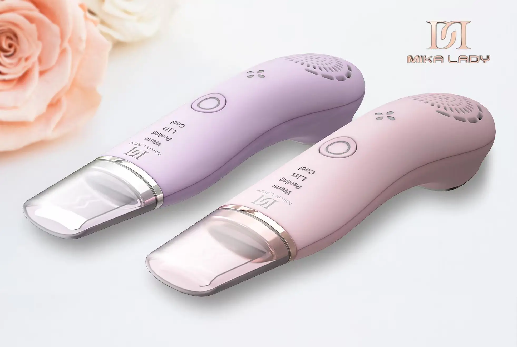 เครื่องขัดผิวหน้าซิลิโคนแบบมีดโกน ขจัดสิวเสี้ยน ทำความสะอาดผิวหน้าอย่างล้ำลึก