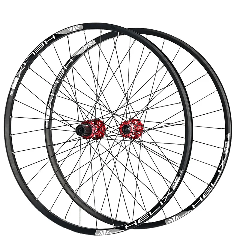 Ultralight MTB Mountain Bike Wheelset 26/27.5/29 inchs Thru QR Hub Sunringle TR25/27 Tubeless ready Rim 8 9 10 11 Speed Wheels