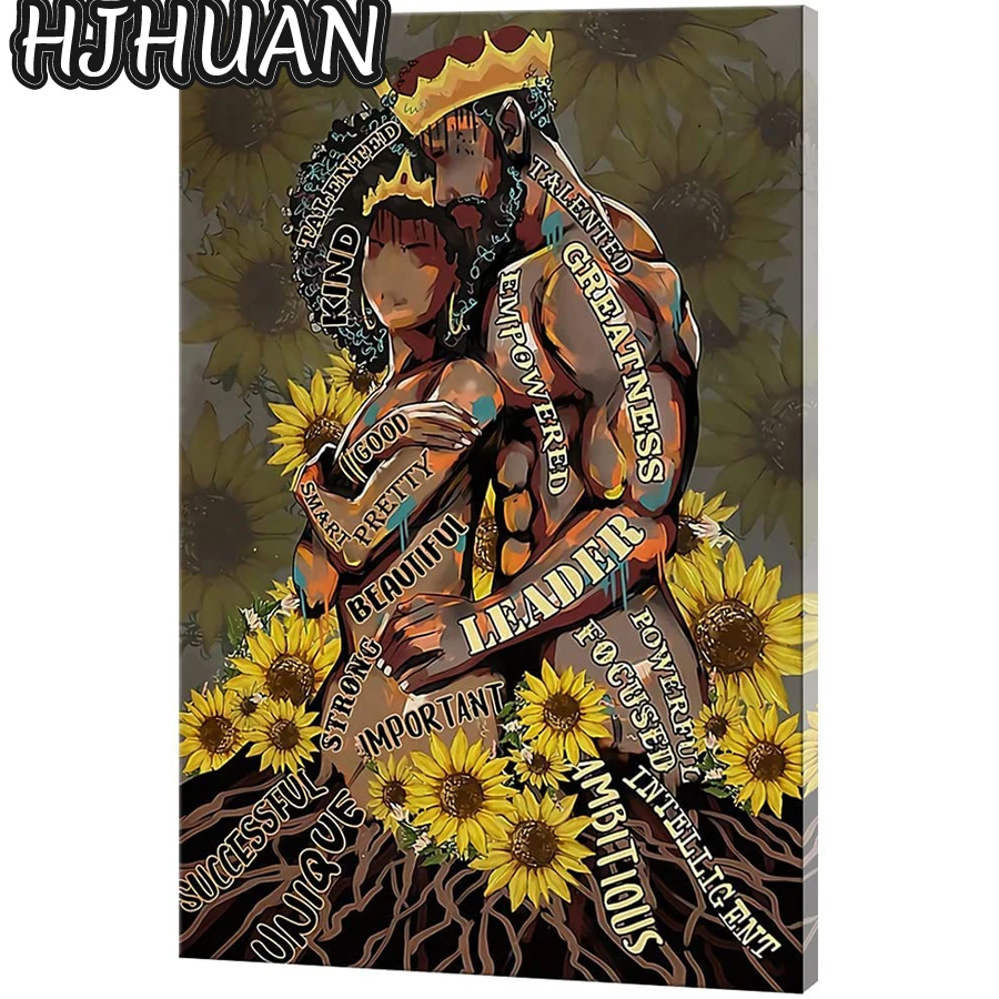 

Граффити искусство, африканская американская пара новая круглая алмазная живопись своими руками алмазная живопись Вышивка дома декоративная Бриллиантовая мозаика подарок