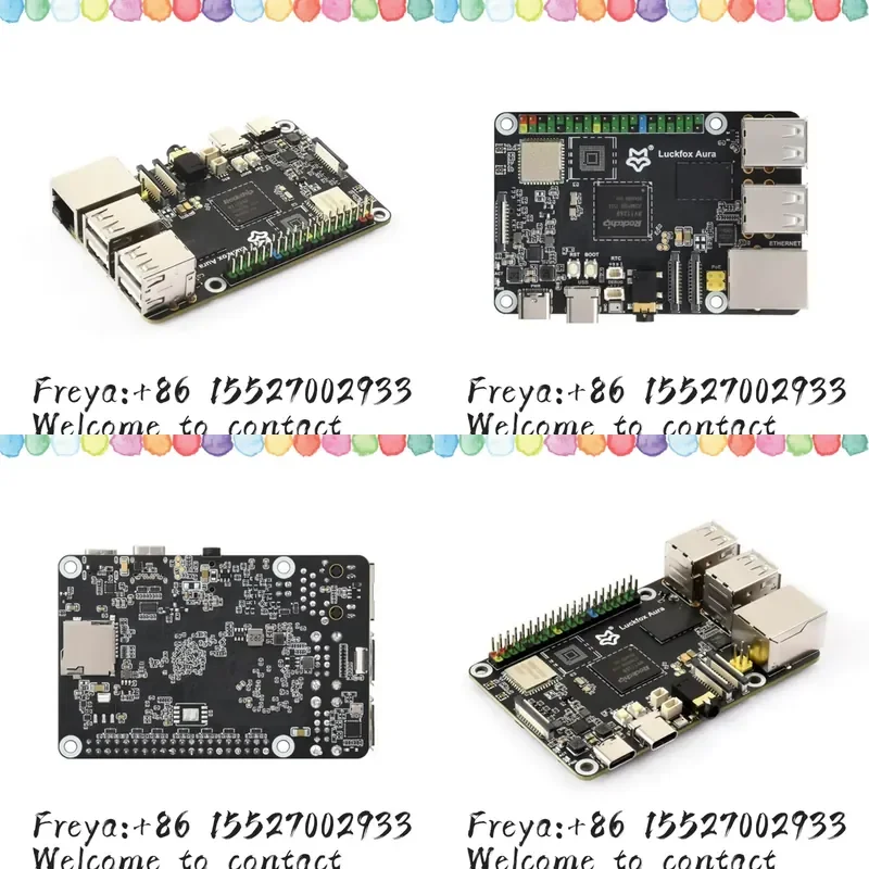 Luckfox Aura High-Performance Linux Development Board Rockchip RV1126B Quad-Core 1.6GHz Processor 3 TOPS Computing Power 4K