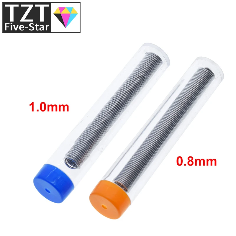 DIY Zinn Blei Kolophoniumkern Lötdraht 20g 1,0mm 2% Flussmittelspule Schweißlinie Neuer Zinngehalt 45%