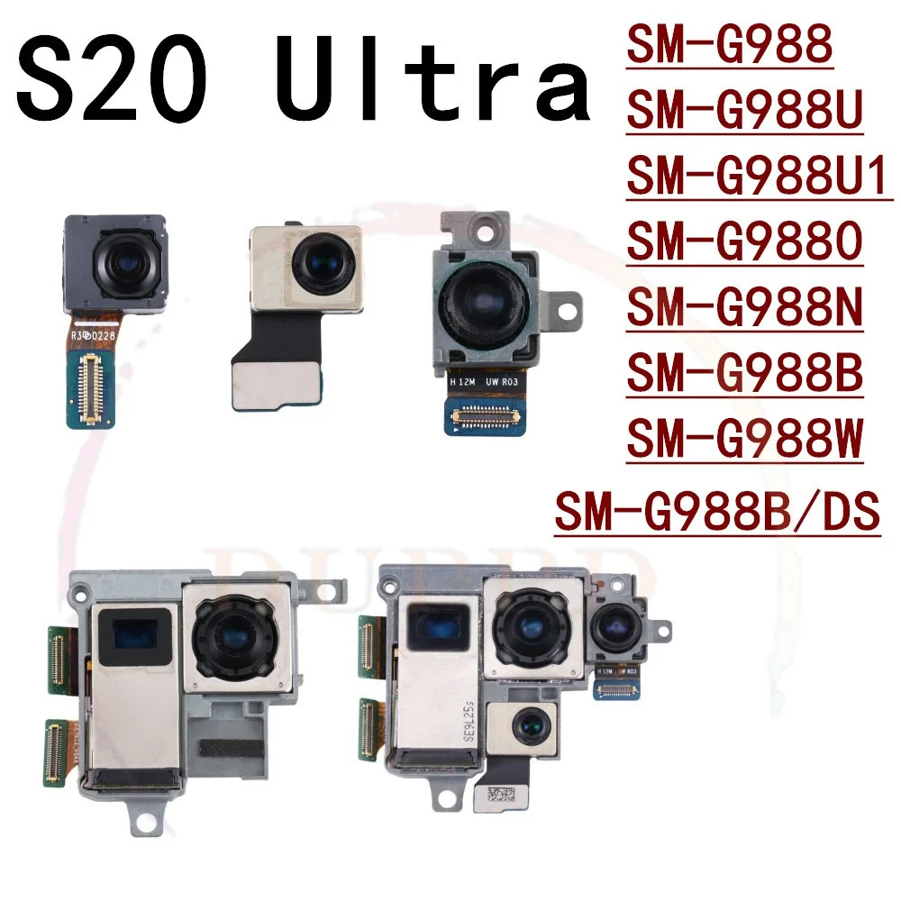 Full Set Main Back Facing (Telephoto + Depth + Wide) Camera Flex Cable For Samsung Galaxy S20 Ultra SM-G988B/DS SM-G988