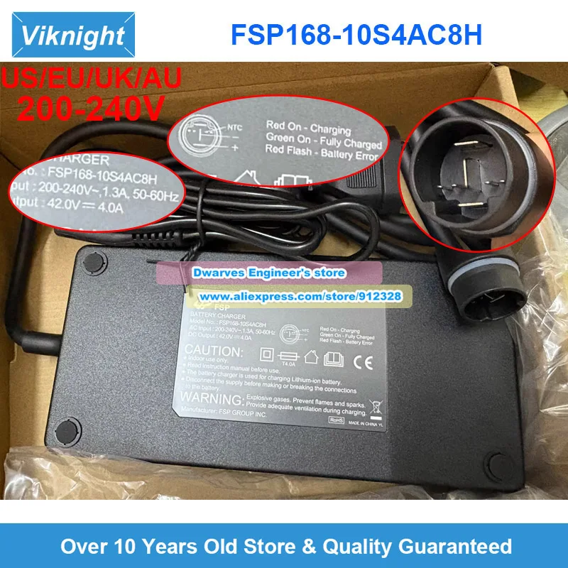

Genuine FSP FSP168-10S4AC8H 42V 4A AC Adapter 57V 4A XAB-HC2A1 Laptop Charger for YMH Power Supply 7-Pin