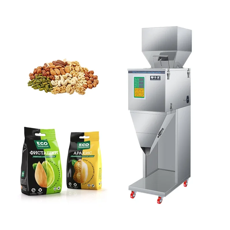 HUAPAI Tea Bag Solid Peanuts Sugar Powder Weighing Filling Machine Candy Packaging Machine