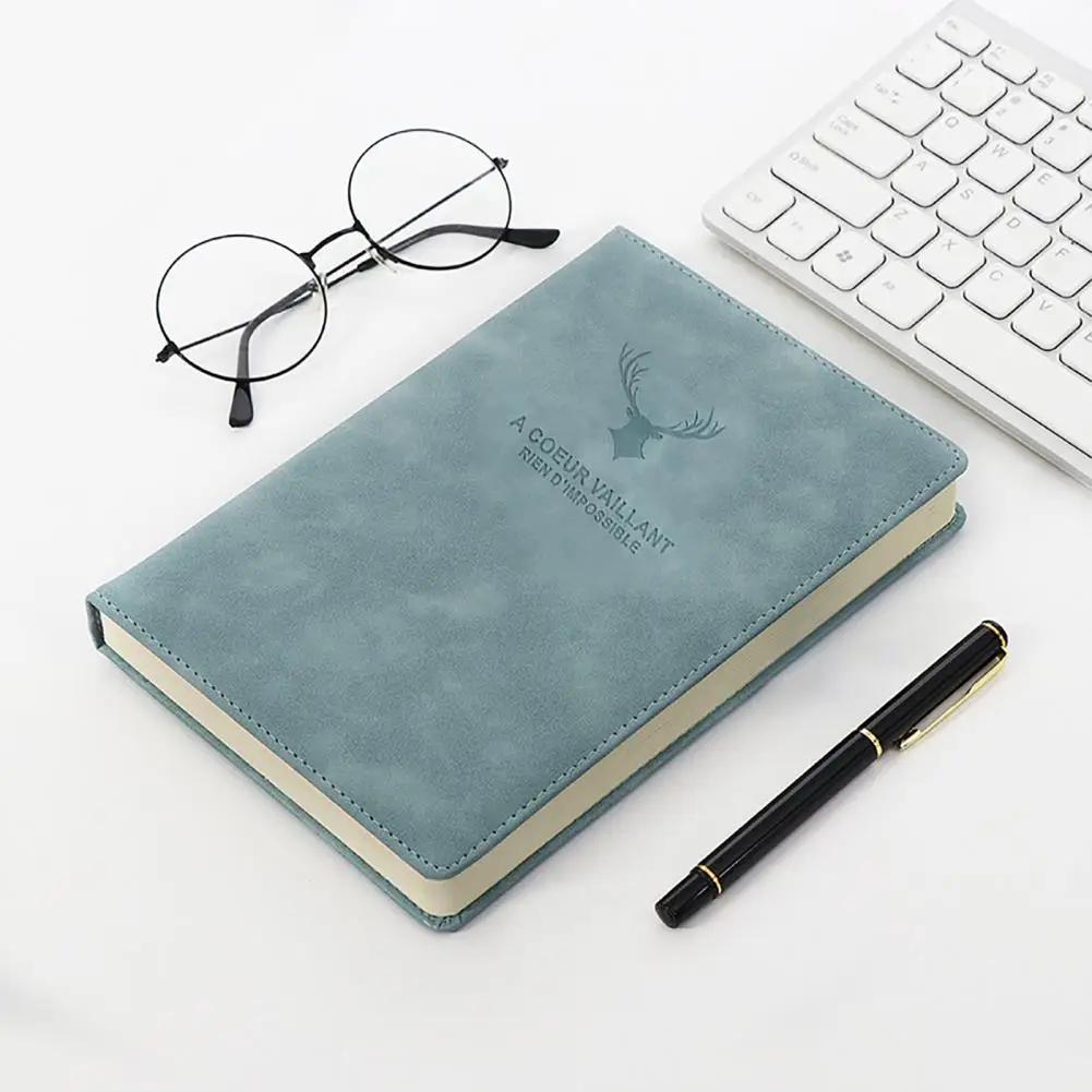 High-quality Lined Journal Thickened Faux Leather Elegant Notebook for Office Workplace with 280 Pages A5 Notepad for Elegant