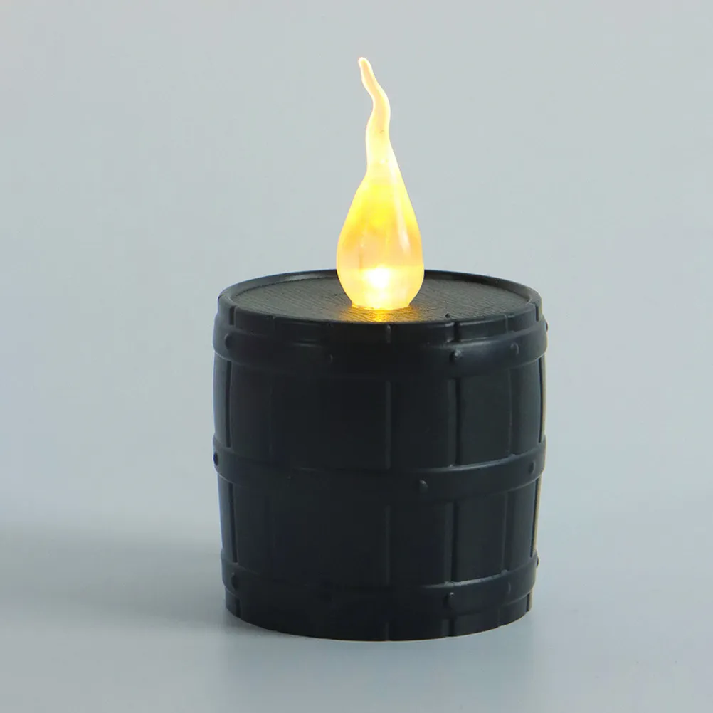 6Pcs LED Lights Flameless Flickering Lamps Tea Light Size for Halloween Christmas Birthday Party Home Decor Lights