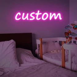 Custom Led Name Neon Sign Gift for Kid Custom Name Sign Wedding Decor for Wall Neon Signs Room Decoration Personalized LED Light