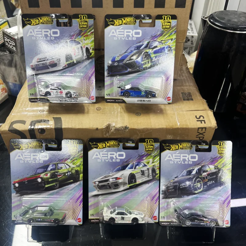 FPY86 Hot Wheels Car Culture Aero Styles Premium Alloy Diecast Car Nissan GTR Audi Lexus Silhouette Racing Vehicle Collectible T view 2