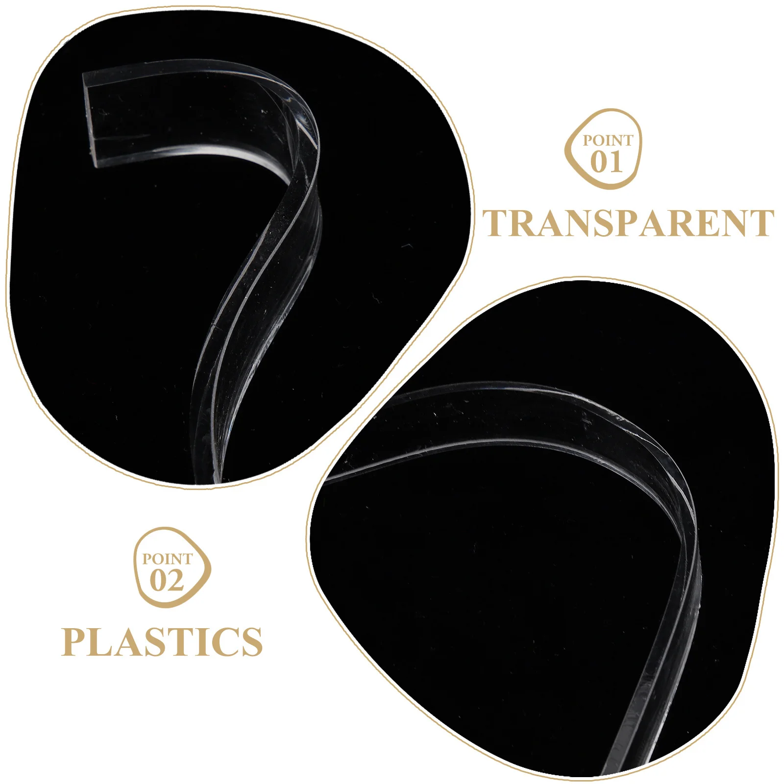 

8Pcs Transparent Organic Shoe Insert Sandals Inner Support Summer Shoe Form Display Rack Holder Sandals Inner Support