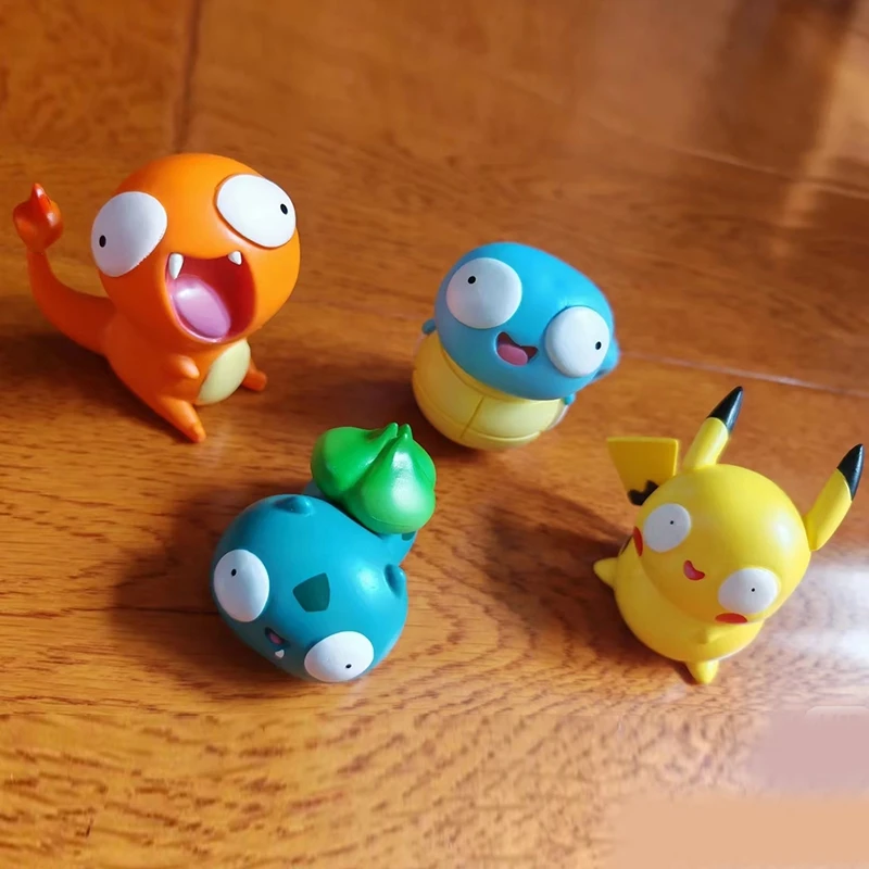 Pokemon Fool dummy Pikachu Bulbasaur Charmander Squirtle Cute Figure Collection Model Toys