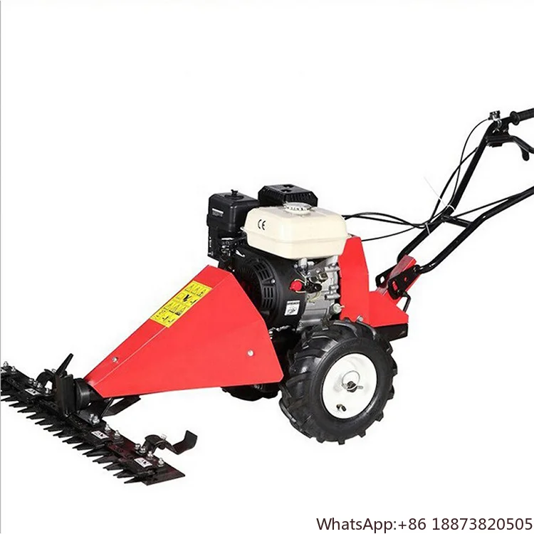 high performance Diesel Self-Propelled Lawn Mower High Power Weeder 7.5hp Wasteland Tall Grass Weeder