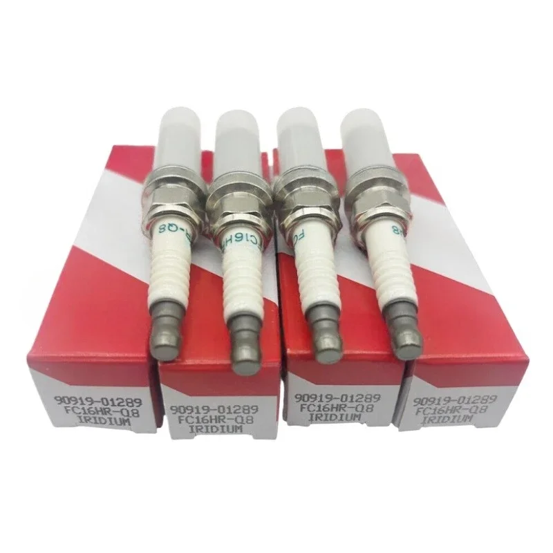 4PCS 90919-01289 FC16HRQ8 Iridium Spark Plug For Toyota Camry UX250H/200 Corolla RAV4 Avalon Sienta Vios 9091901289