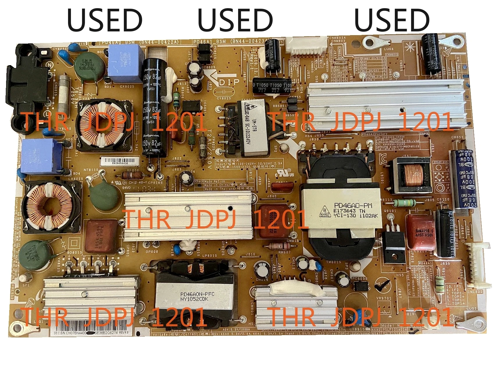 DB T-CON BN44-00422A Para UN40D5500 UN40D6000 UN46D6003 UN46D6300 UN46D6050 UE37D5520 UE37D5000