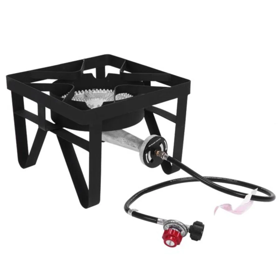 

ZOKOP Ef4154 Outdoor Furnace With Square Furnace 20W BTU Diameter 26cm With 1.2m Leather Pipe With 020psig High Pressure Valve