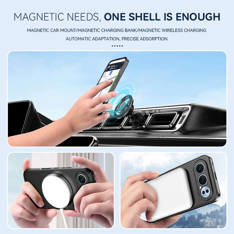 ل Honor 500 Pro طلاء معدني قوس مغناطيسي جراب هاتف ل Honor 500 Pro حامل شحن لاسلكي الغطاء الخلفي الصلب
