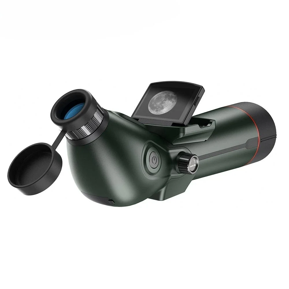 TeSeek SPX5-80 300mm 350X 5MP 4K Astronomical Telescope IP54 Astronomy Telescope with Dual Screens