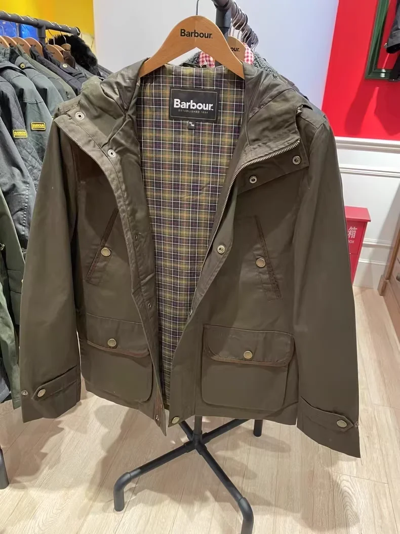 Giacca singola con cappuccio primaverile e autunnale B@r