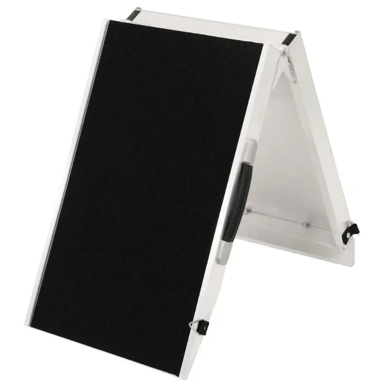 

Market Top Selling Aluminium Foldable Dog Ramp for Travelling Cats and Dogs, Dog Ramp for Cars, Trucks and Sports Utility