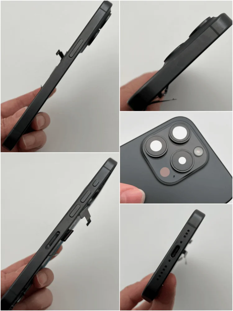 Used Middle Chassic Housing Assembly For iPhone 15 Pro Max and 15Pro , Tear Down