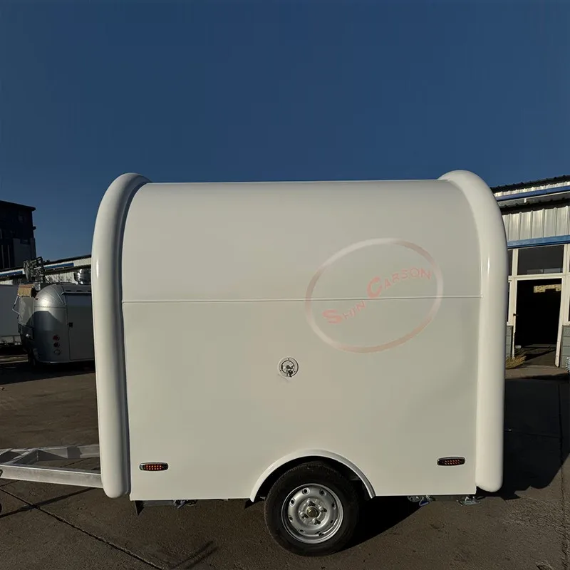 

Customized Mobile Coffee & Ice Cream Food Trailers Fully Equipped Wholesale Factory Price Street Vendors Catering Trailers