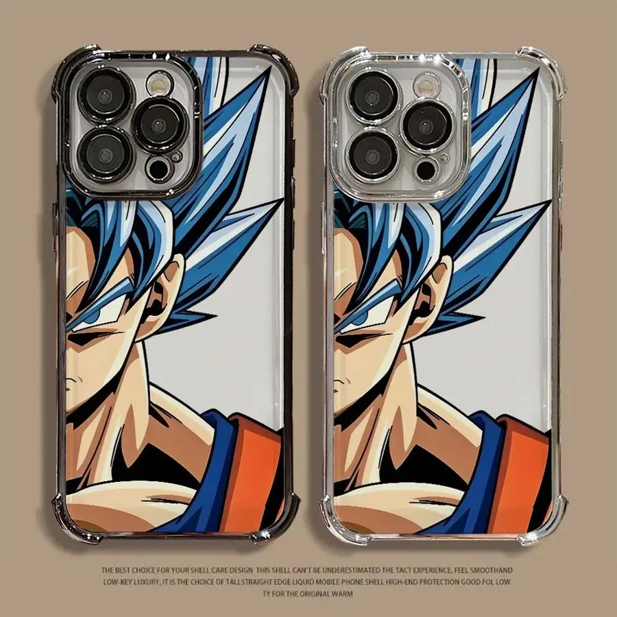 

Case for Apple iPhone 15Pro Max 11Pro 16 14 Pro 12 15 13 11 16Plus Clear Cover Dragon Ball Goku