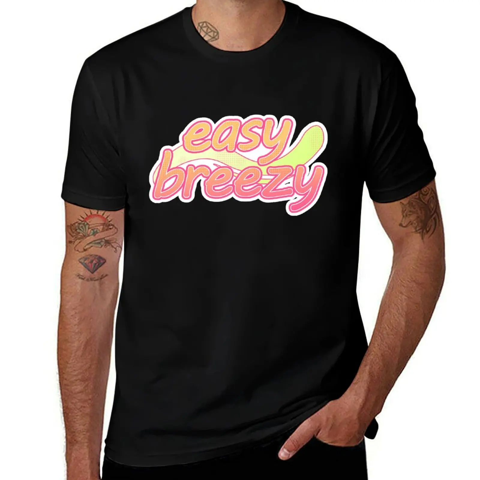 

Easy Breezy T-Shirt t shirt for man 100 percent cotton t shirts for man pack cotton cotton t shirts high quality T-Shirt