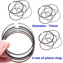 For Honda CB1000R 2008-2024 CBF1000 F/S/T ABS CBR900RR CB954RR CBR1000RR 2002 2003 2004 2005 Piston Rings 75mm +0.25 +0.5 +0.75
