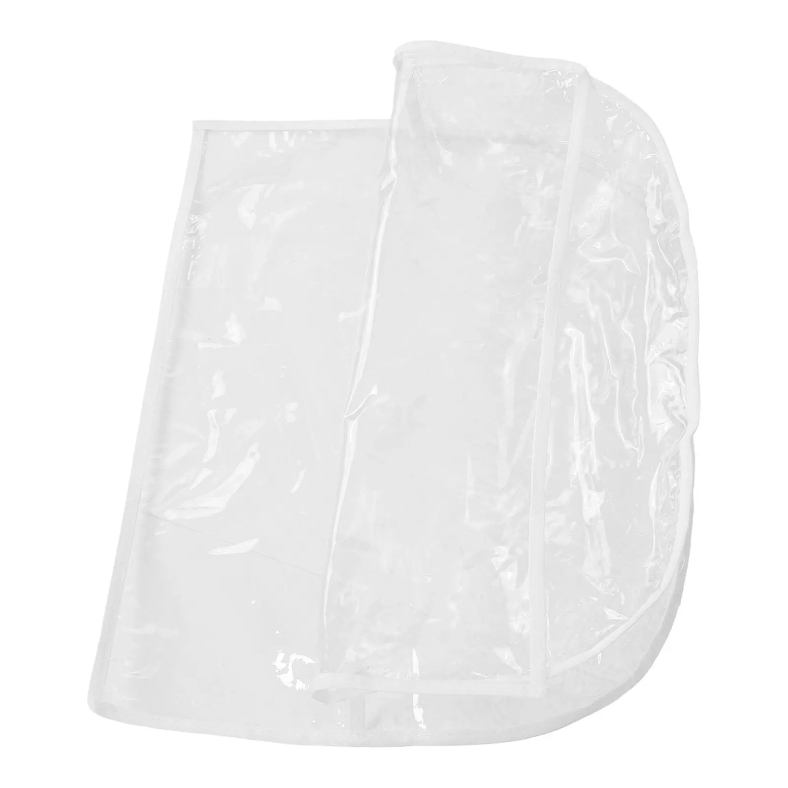 Transparent Waterproof Salon Chair Cover Backrest Protector PVC Material 51x40x12cm for Barber Styling Shampoo Spa Chairs