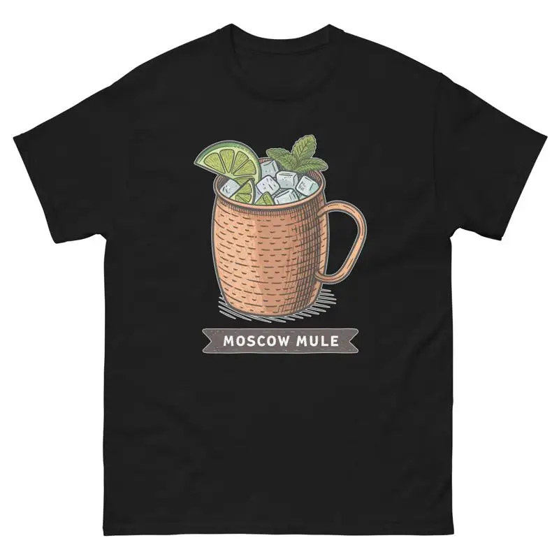 Bebida de mula de Moscú, deliciosa camiseta de bebida popular