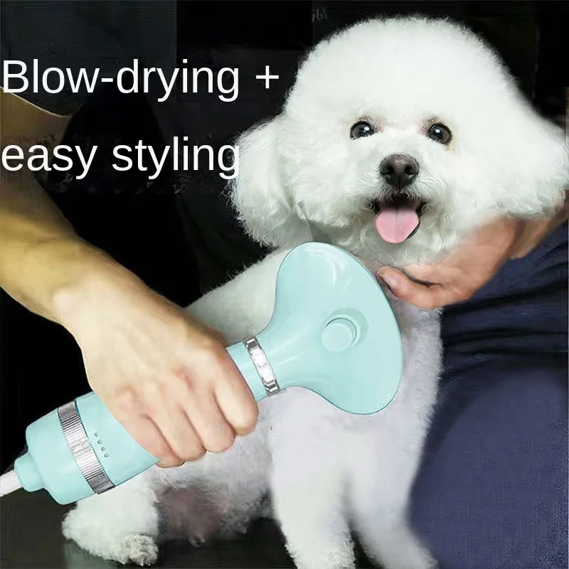 

Pet Hair Dryer Combing and Pulling All-in-one Dog Hair-blowing Artifact Bath Drying Small Dog Combing Special