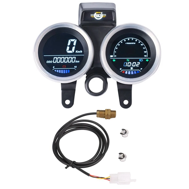 Motorcycle Instrument Assembly For Suzuki GN125 GN150 Digital Meter Speedometer Odometer Gauge Gear Indicator