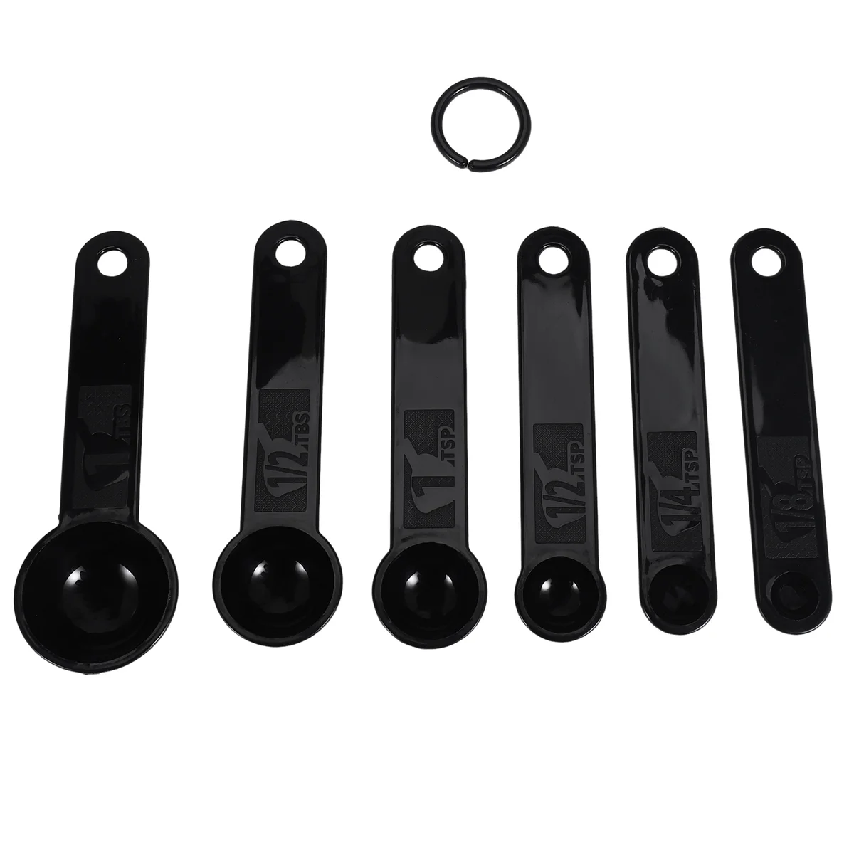 مجموعة واحدة جديدة مكونة من 6 قطع 1/8 -1 مجارف بلاستيكية TBS