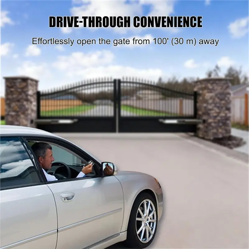 A92Z Gate Opener Remote Control Transmitter Only Work For GYXEL& JUJIANG Automatic Gate Openers Hardware System