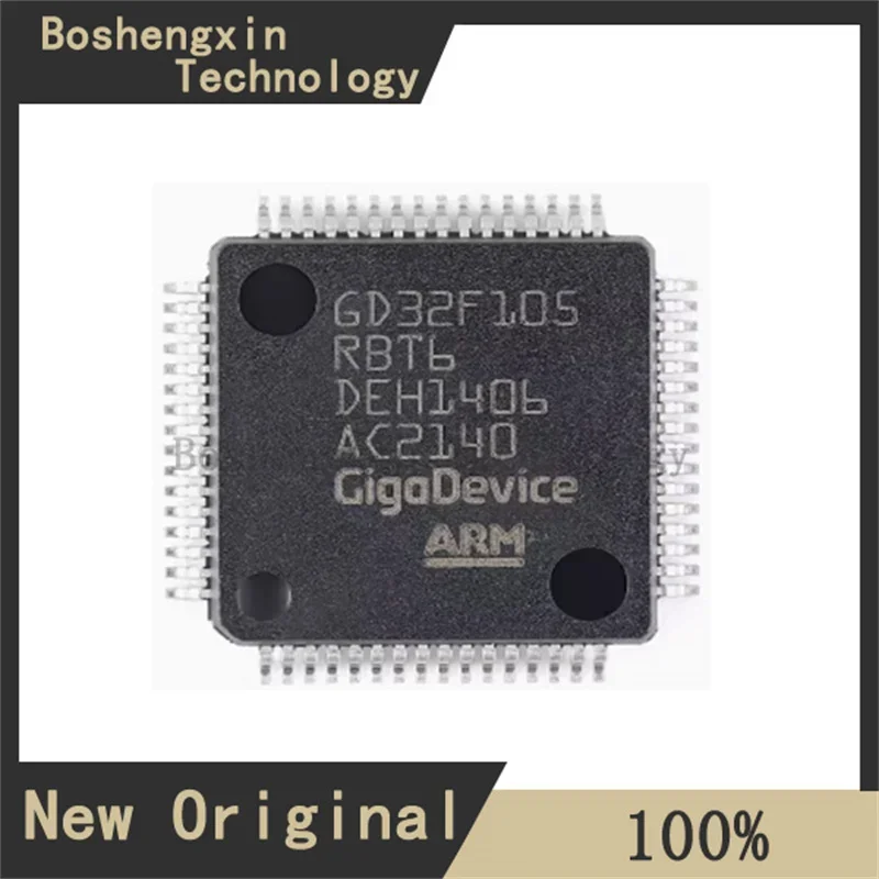 1Pcs GD32F105RBT6 LQFP-64 microcontroller 32-bit microcontroller GD32F105RBT6