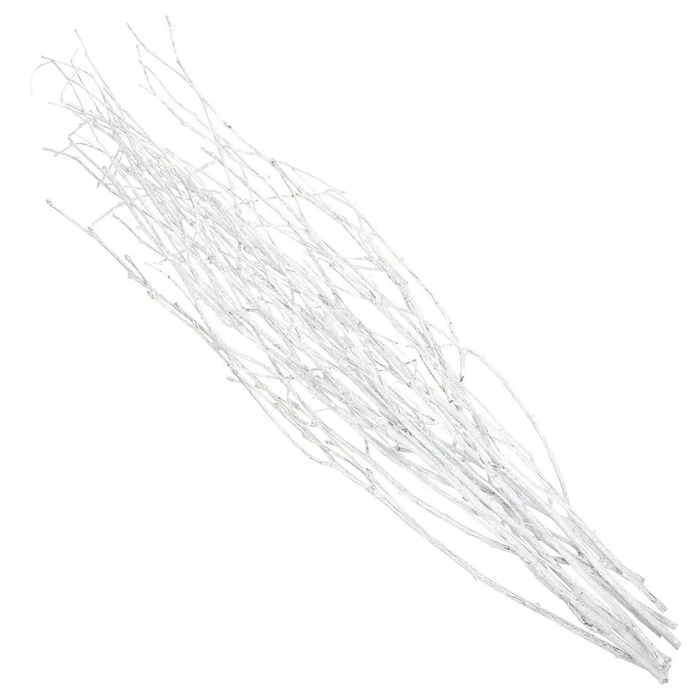 

12 Pcs Birch Branch Decoration Dried Twigs Realistic Wood Vase Filler 50cm Ornament Natural Decor Plants