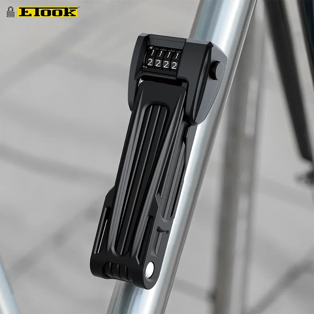 ETOOK Alloy Steel lightweight Foldable Bicycle Lock Smart Location  Electric Scooter Lock With Password