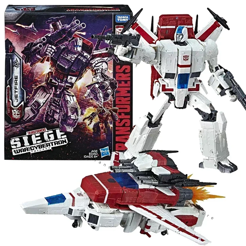 

In Stock Transformers Generations SIEGE War for Cybertron Commander WFC-S28 Reprint Jetfire Action Deformation Figure Model Toys