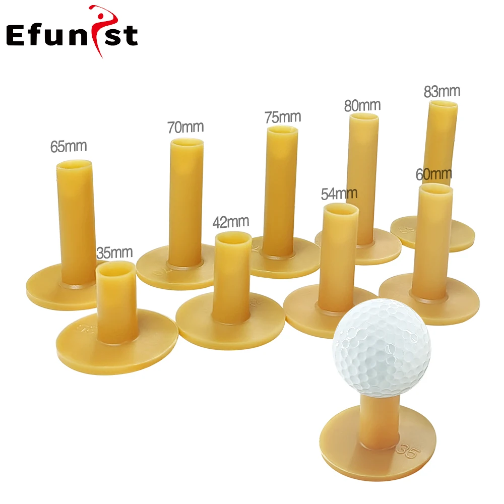 Golf Automatic Bending Widening Base Ball Tees Accessories Golf Tee 35/42/54/60/65/70/75/80/83mm Rubber Material Durable Frame