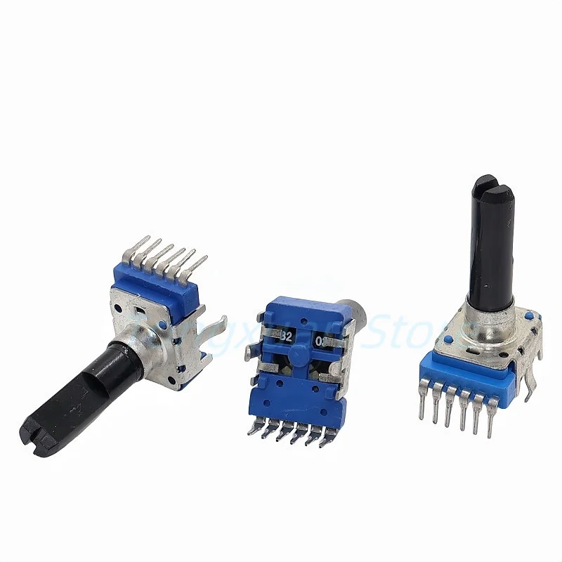 2pcs RK12 Potentiometer B10K C20K B50K B100K B103 203 503 104 Dual 6Pins Electronic Organ Speaker Audio Volume Adjustment Switch