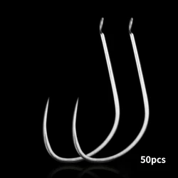 Fishing hook bulk without barbs new improved crucian carp black pit slip fish Aji angle hook