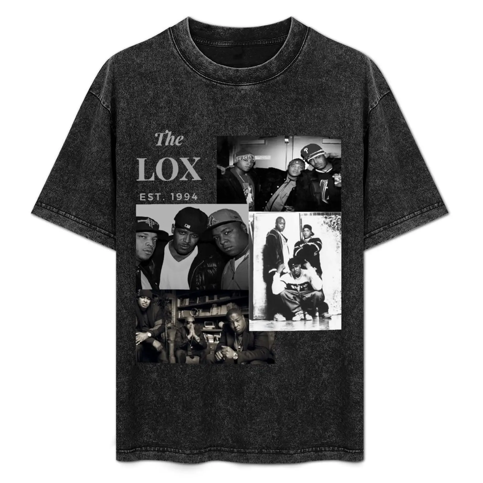 

Funny Men The Lox Gifts For Music Fans T-Shirt Big Size Crew Neck T-Shirt