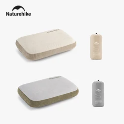 Naturehike Camping Square Pillow Outdoor Travel Sleep Memory Foam Comfort Portable Pillow Ultralight Khaki Detachable Pillow