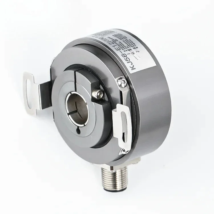 KJ58 Single-turn parallel gray code absolute hollow shaft encoder NPN PNP circuit 14-25mm through shaft